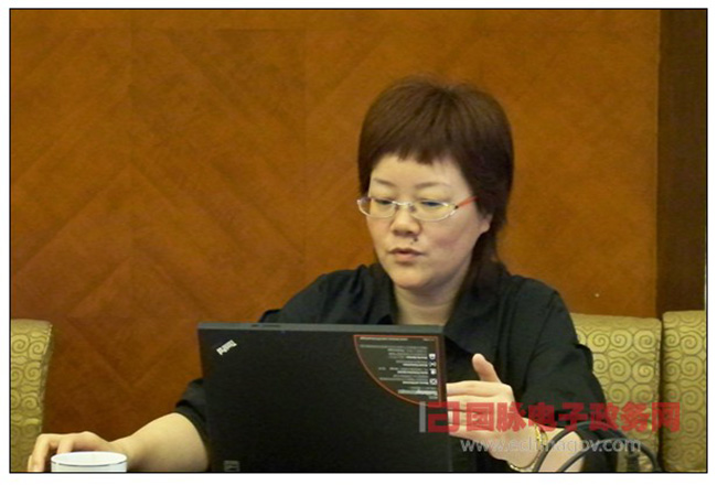 摩域体育平台互联政府网站评测研究中心副主任、首席规划师郑爱军女士