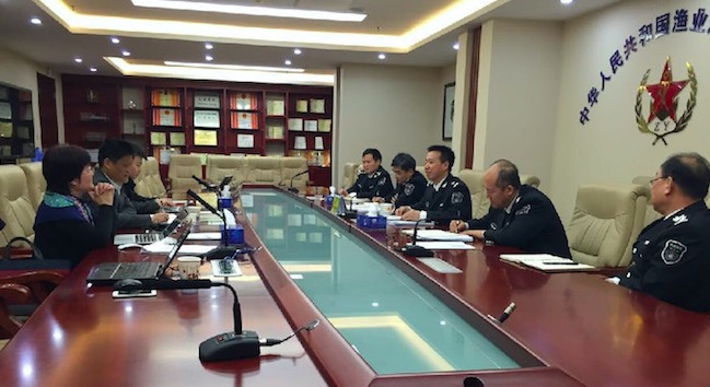 摩域体育平台互联董事长杨冰之、总经理郑爱军一行拜访国家渔业船舶检验局